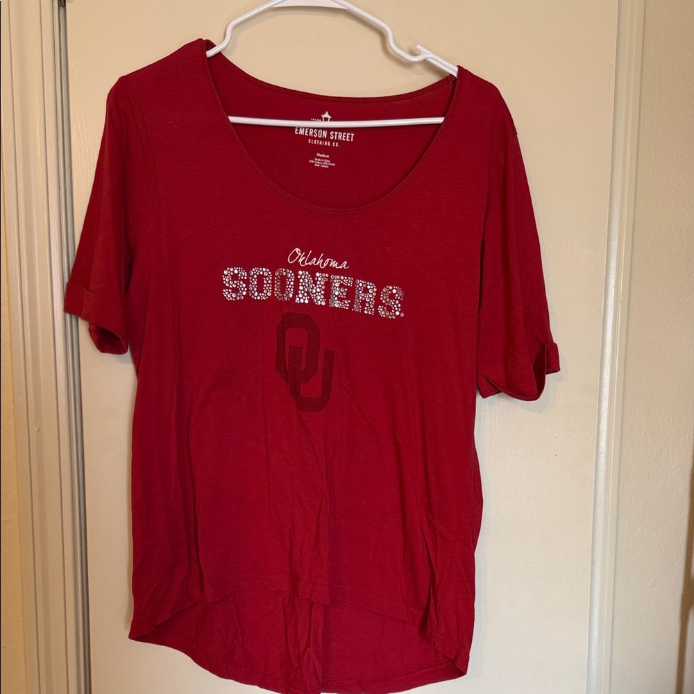 Emerson Street Oklahoma Sooners Red Tee